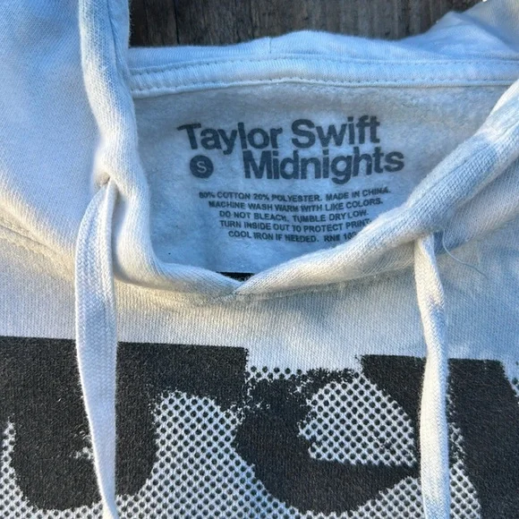 Taylor Swift official hoodie sweatshirt Midnights  tie dye style - Picture 2 of 5